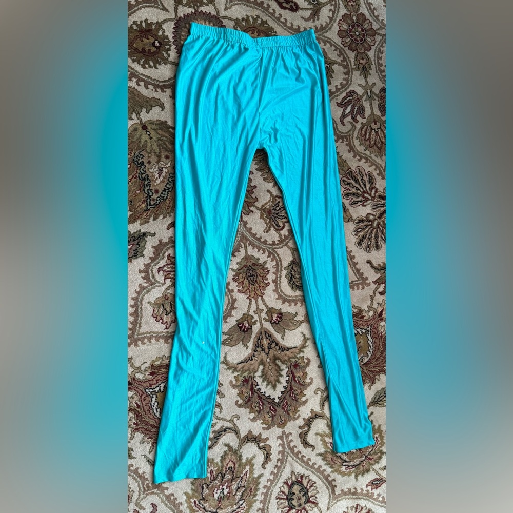 Vibrant Turquoise Leggings